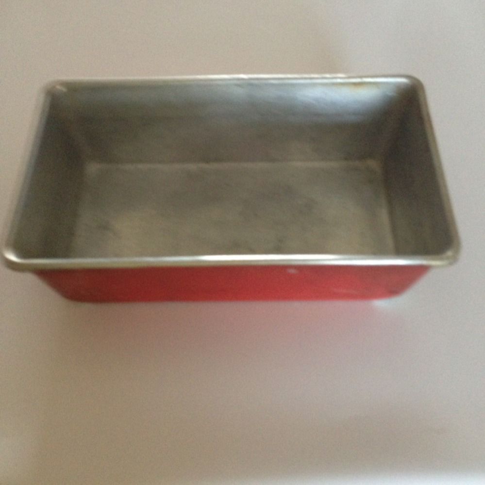  Vintage Red Bread Pan