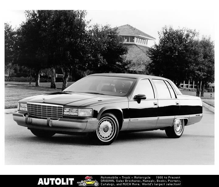 1993 Cadillac Brougham DElegance Factory Photo