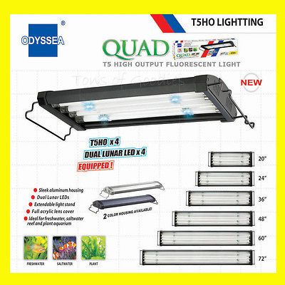   Aquarium T5 HO Light 96W LED Reef Fish Odyssea Fish Tank Lighting CE