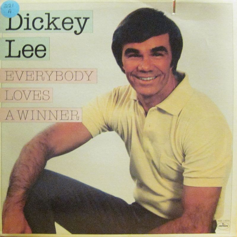 Dickey Lee Vinyl LP Everybody Loves A Winner Mercury SRM 1 6006 EX VG 