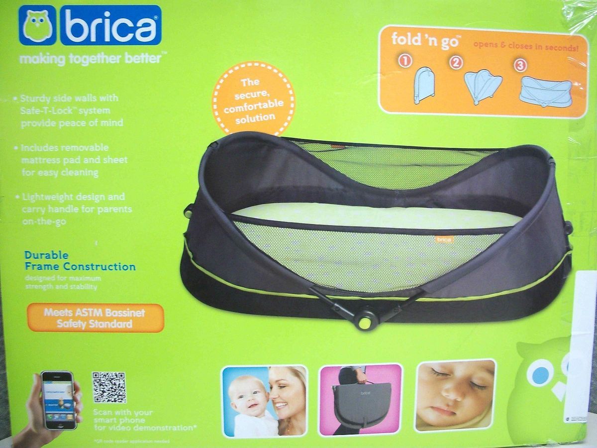 Brica Fold N Go Travel Bassinet 64008