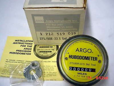 argo hubodometer 275 80r22 5 tires 519 revs per mile