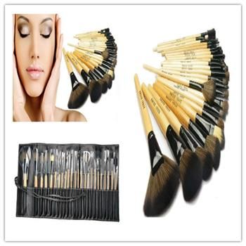 Bobbi Brown 24 Pcs Pro Makeup Brushes Set Cosmetic Kit with Pleather 