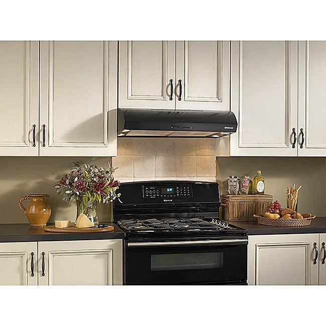 Broan Evolution 1 Series 30 inch Black Under cabinet Range H 