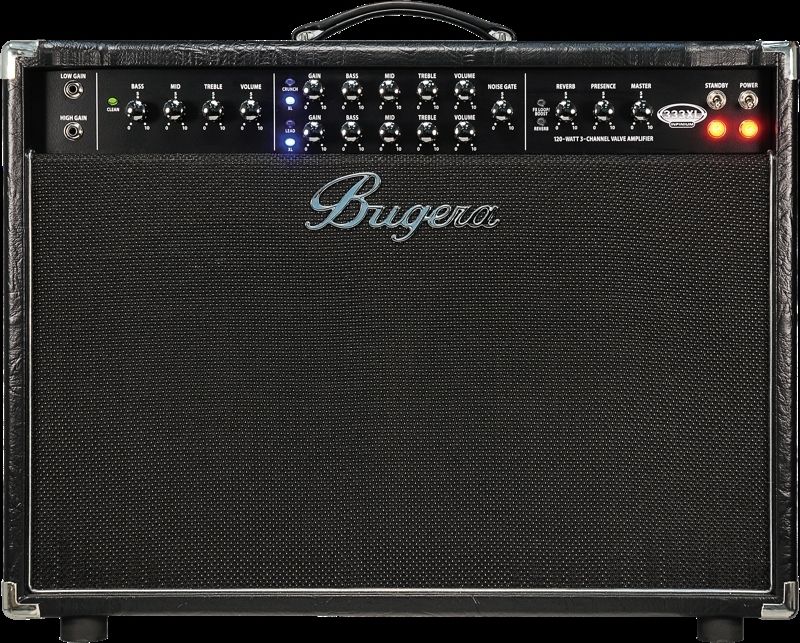 BUGERA 333XL 212 Infinium Guitar Amplifier Amp 120W/ 3 Channel/ Reverb 