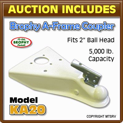 new brophy ka20 trailer coupler the brophy ka20 a frame coupler has a 