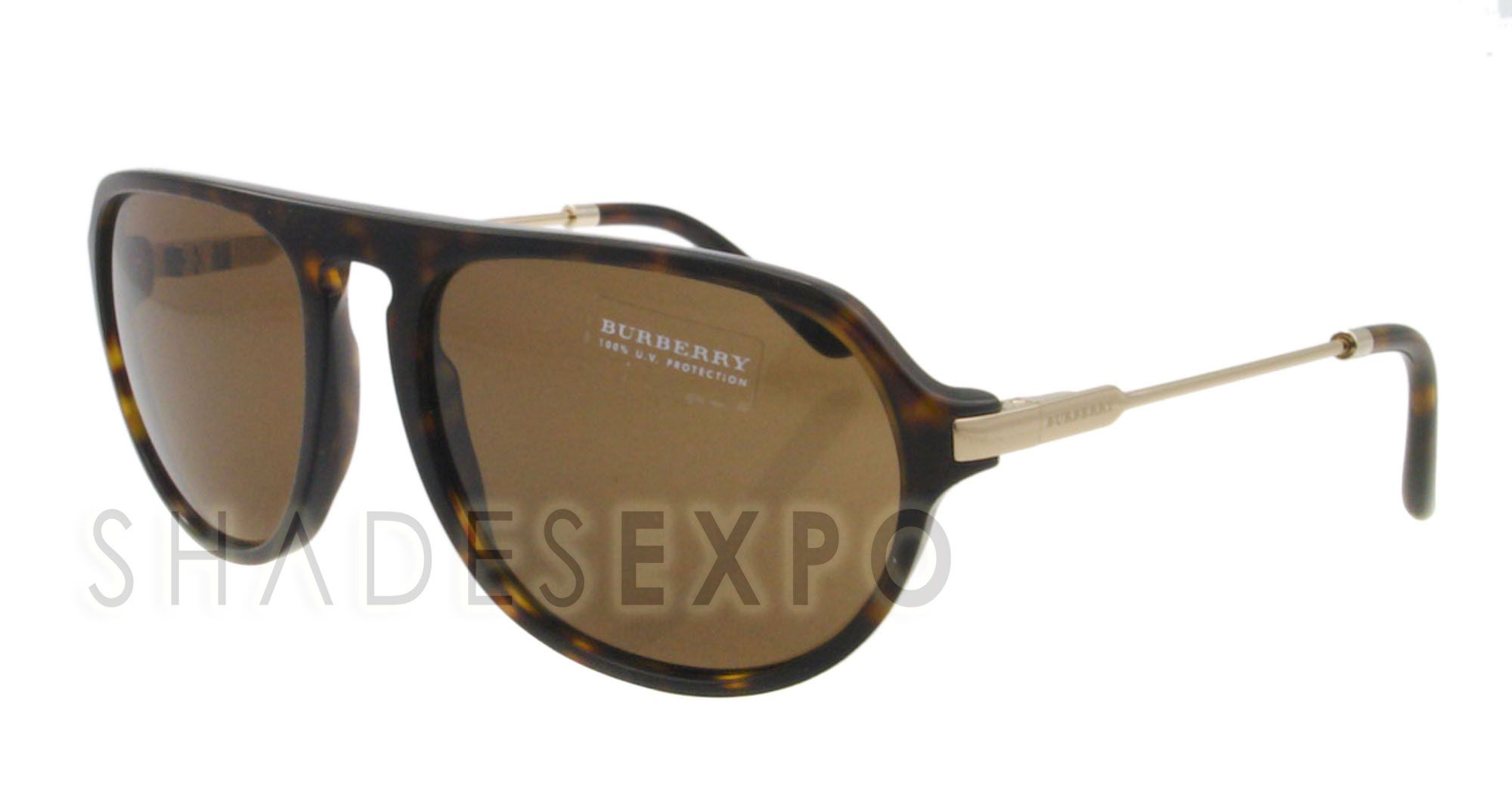 New Burberry Sunglasses Be 4116 Tortoise 3002 73 BE4116