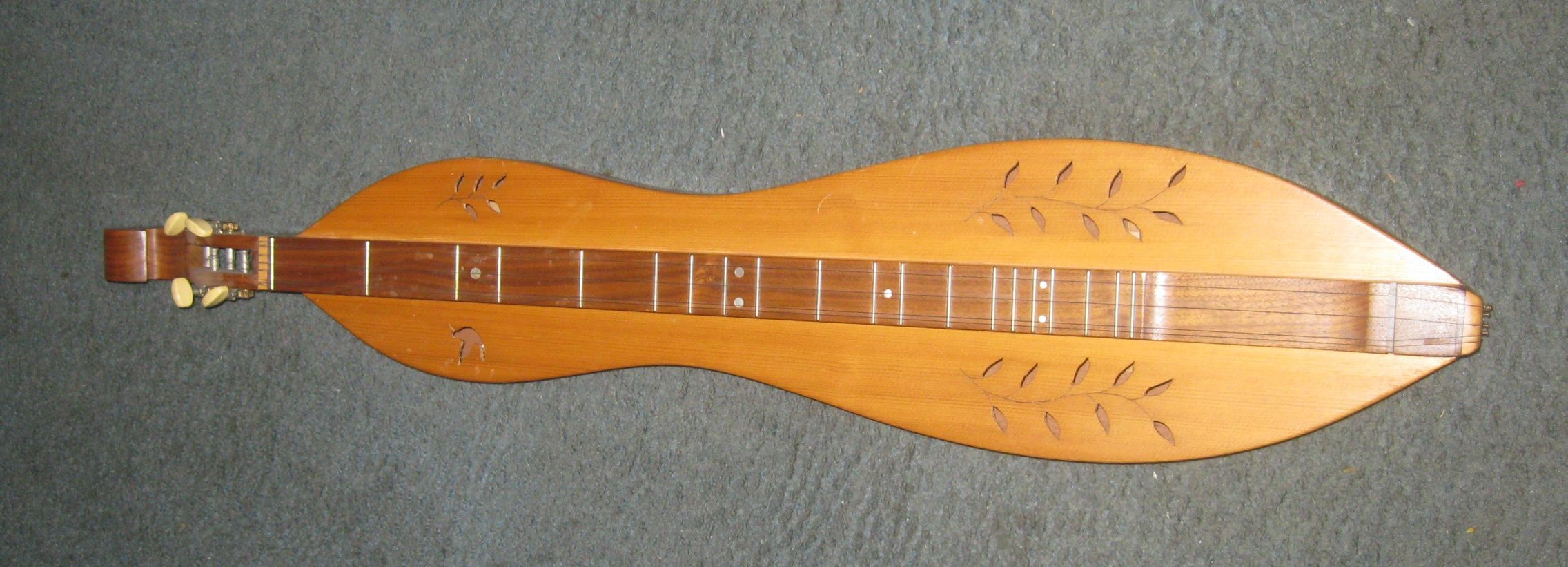 Burge Searing Hand Made 4 String Dulcimer Stone Mountain Georgia 1992 