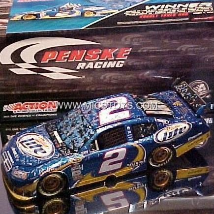   Busch #2 Miller Lite Atlanta Raced Win Platinum 124 Nascar Diecast