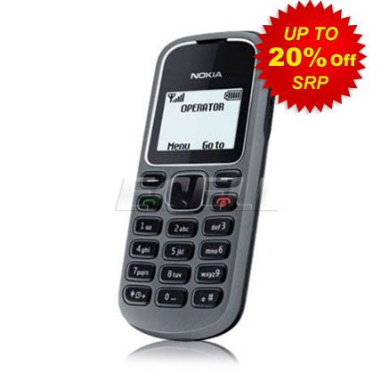 Sim Free Factory Unlocked Nokia 1280 Grey Mobile Phone