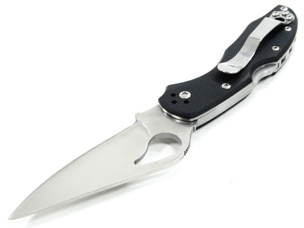 Spyderco Byrd Meadowlark 2 Knife G 10 Handle Plain Edge