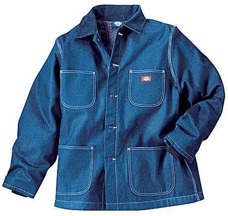  Dickies Men's Denim Blanket Lined Chore Coat 3494NB