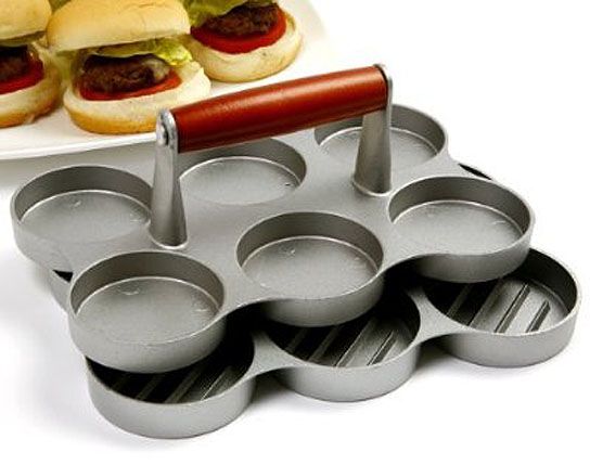 Norpro MINI BURGER PRESS 6 2OZ SLIDERS   NEW 513