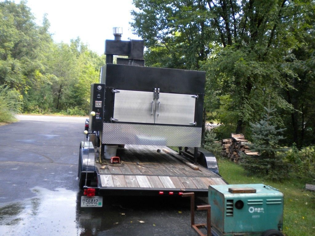  Cookshack Smoker FEC 2000 Pellet Fed on Trailer