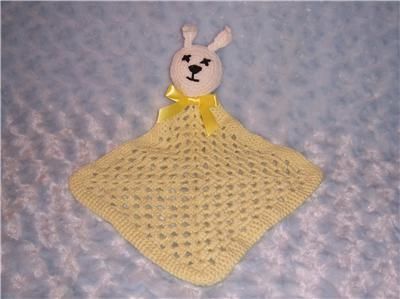 Easter Bunny Crochet Baby Blanket 4 Reborn Baby Shower Gift or Lee 