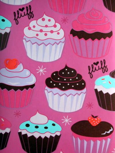 Pink Cherry Chocolate Cupcake Fluff Cakes Flat Metal Frame Clutch 