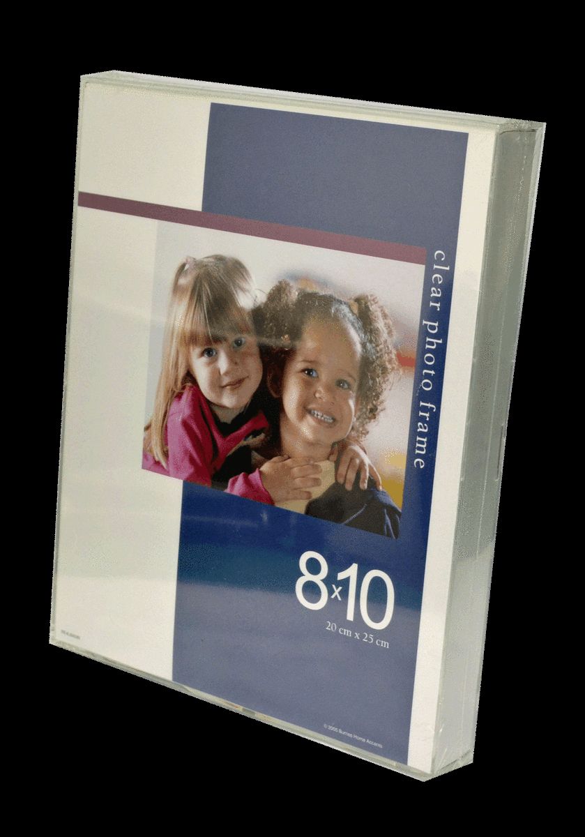 Burnes Clear Acrylic Box Photo Frame 8 x 10