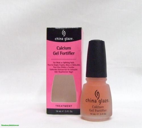   Glaze Nail Strengthener Weak, Split Calcium Gel Fortifier .5oz/15ml