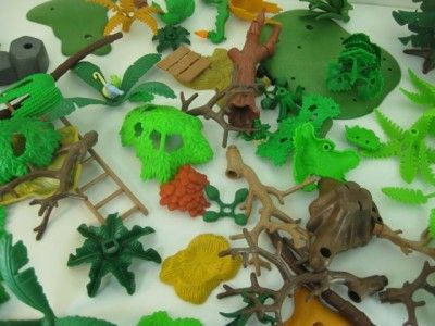 Big Lot f Playmobil Plants Trees Bushes Branches Foliage & Rocks