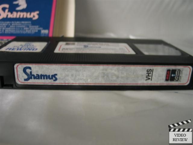 Shamus VHS Burt Reynolds Dyan Cannon Buzz Kulik