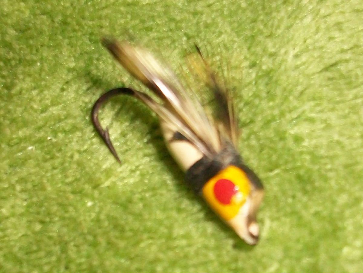  RARE Vintage Flyrod Lure Horsefly Flie's Bait