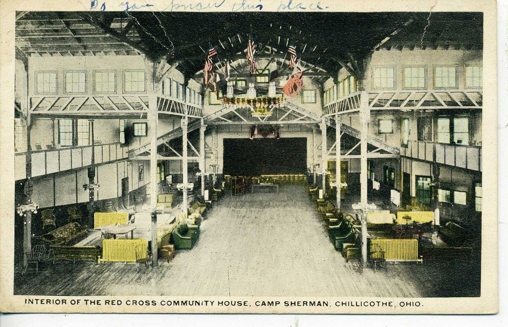 Chillicothe Ohio Camp Sherman Red Cross House Interior