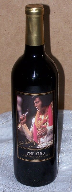 2003 Elvis Presley The King Cabernet Wine 1st Edition