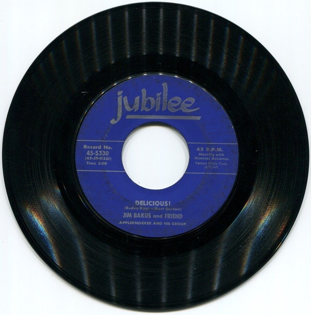  Comedy 45 by Jim Bakus Friend on Jubilee 1958