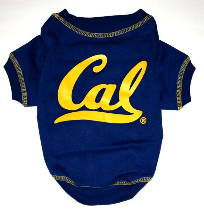 Cal Berkely Golden Bears NCAA Tee Shirt for Dogs