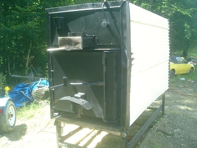 Taylor T750 Outdoor Wood Boiler Stove Furnace, will heat multiple 