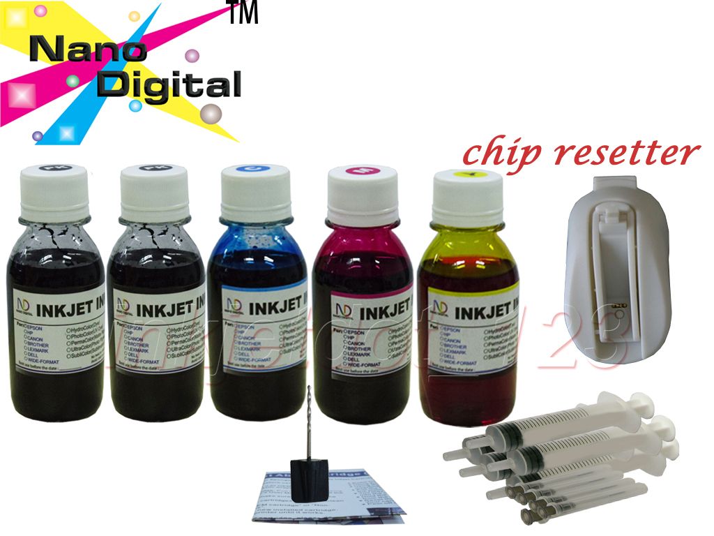 Canon PGI 225 CLI 226 USB chip resetter & 5x4oz refill ink PIXMA 