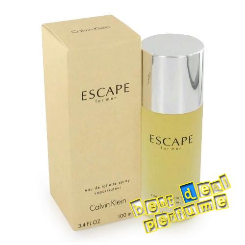 escape for men calvin klein cologne 3 4 edt nib