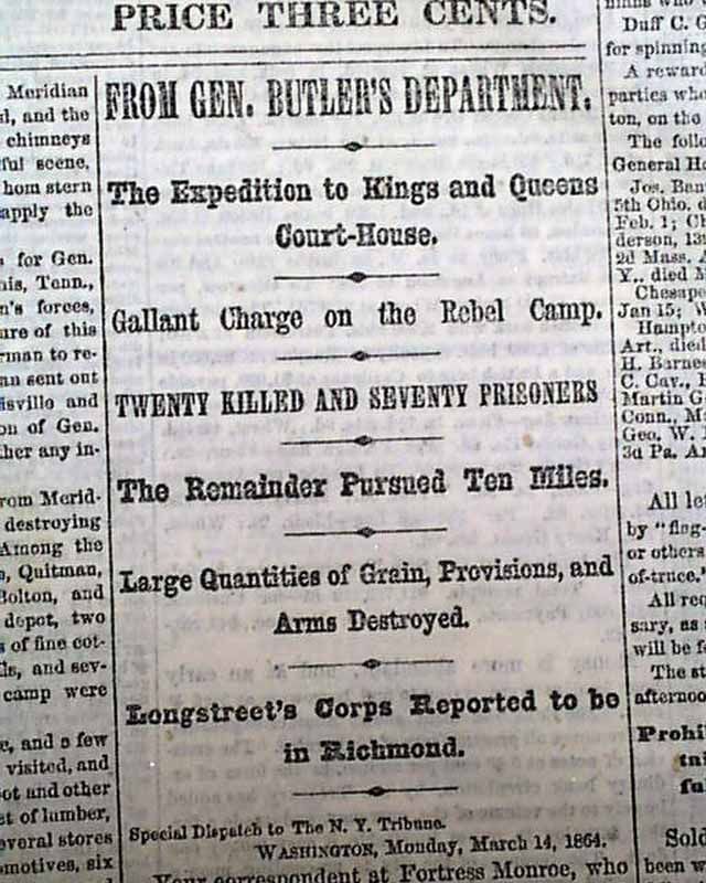   War Newspaper SLAVES LIBERATED William T. Sherman   Suffolk VA & More