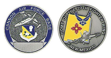 Cannon Air Force Base AFB 27th FW Challenge Coin