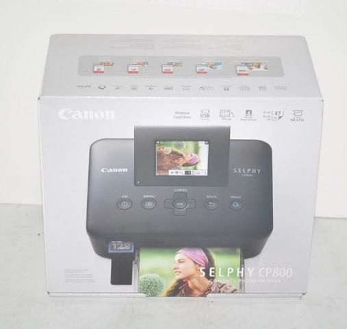 Canon Black Compact SELPHY Photo Printer CP800