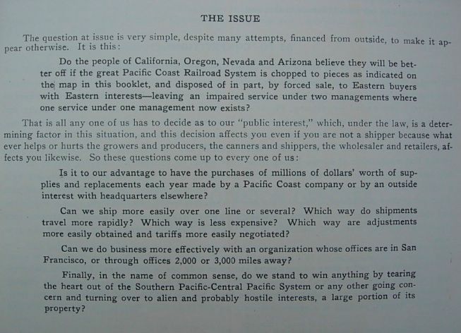 1922 What Californians Want Preservation Southern Pacific Central 