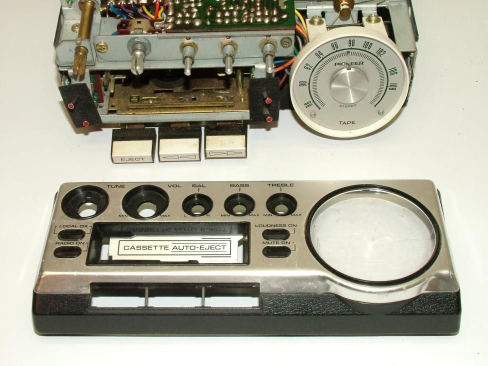 PIONEER KP500 VINTAGE CAR CASSETTE STEREO RADIO AM/FM FOR PARTS