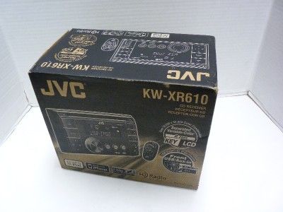 jvc kw xr610 double din in dash car cd  receiver with front usb 