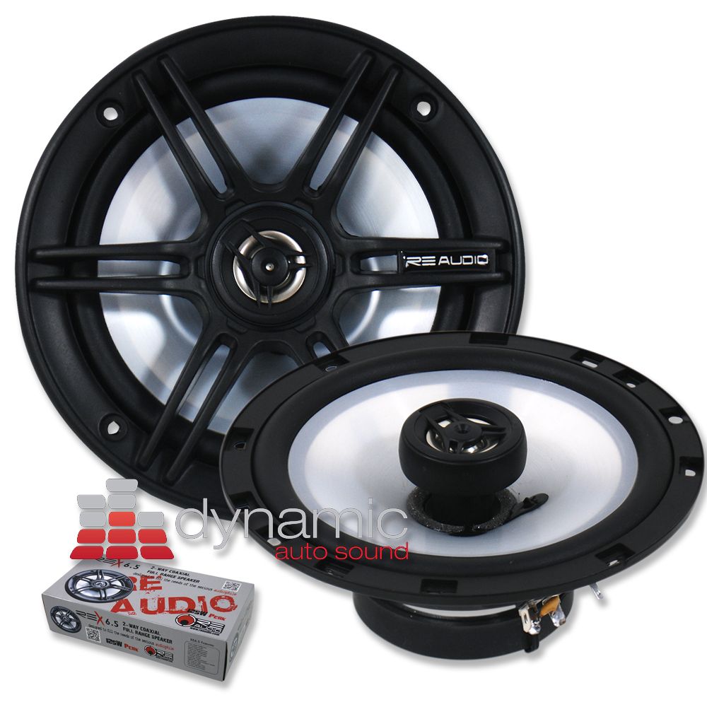 Re Audio REX6 5 6 1 2 2 Way x Series Coaxial Car Audio Speakers 250 