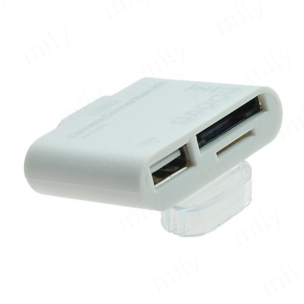   MMC SD MS TF MS Card Reader USB Camera Connection Kit for iPad