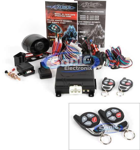   Al 1630 Edpb Vehicle Car Alarm Security System w Remote Start