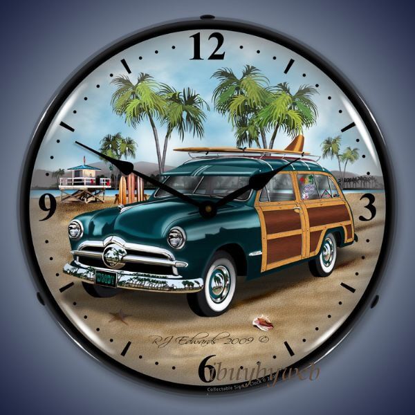 backlit or lighted clocks have a look and feel of the vintage clocks 