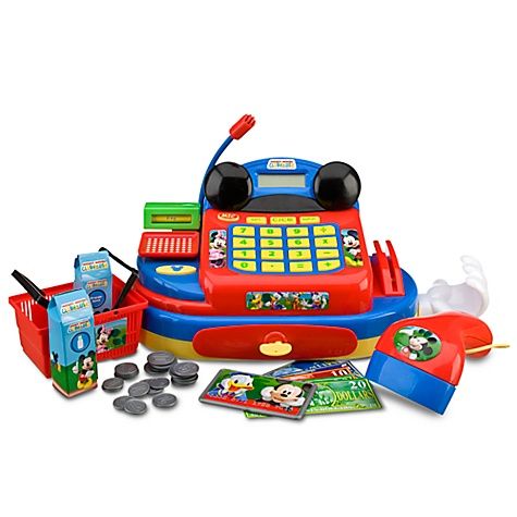 mickey mouse cash register play set