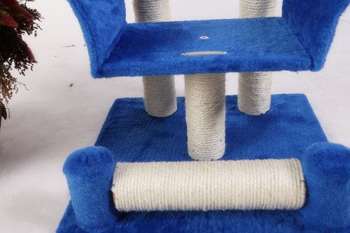 30 BLUE Cat Tree Condo House Scratcher Pet Furniture Bed 42