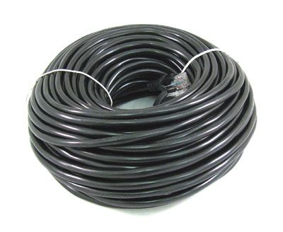 15 ft Black Cat5e CAT5 RJ45 Ethernet LAN Network Cable