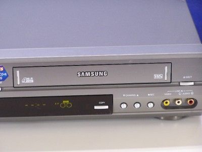 Samsung DVD CD VHS V1000 w DVD to VHS Recorder Player Combo Xlnt