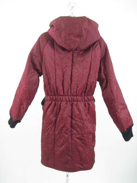 Caterina Lucchi Burgundy Nylon Jacket Puffer Coat Sz S