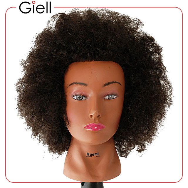 18 Cosmetology Mannequin Head Afro Human Hair Naomi