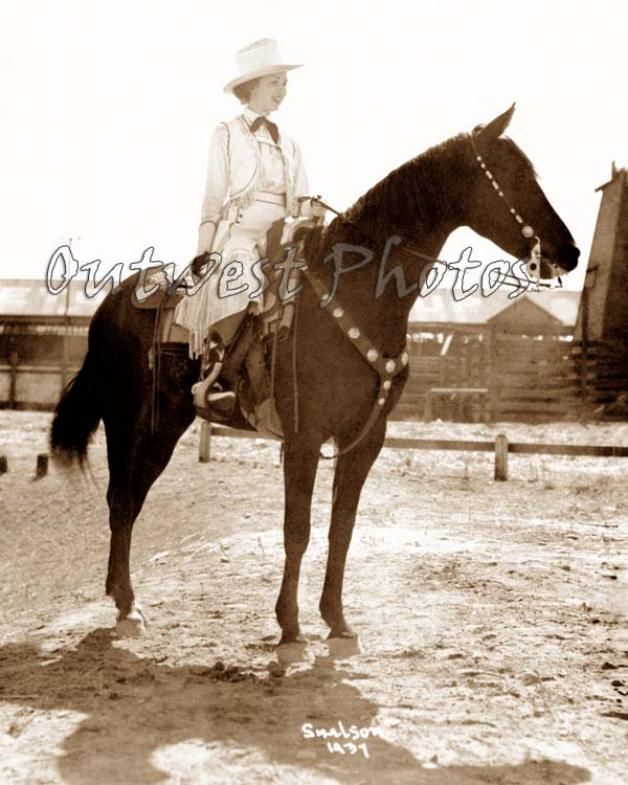 1937 pendleton round up cowgirl queen cathryn