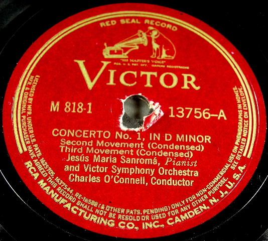   Symphony Orchestra, Charles OConnell Conductor {78 RPM 10 Records